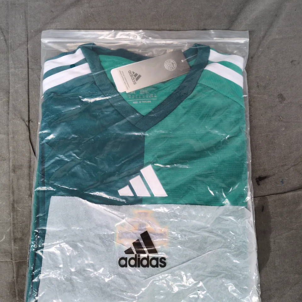 BAGGED ADIDAS NORTHAN ISLAND FOOTBALL JERSEY SIZE XL