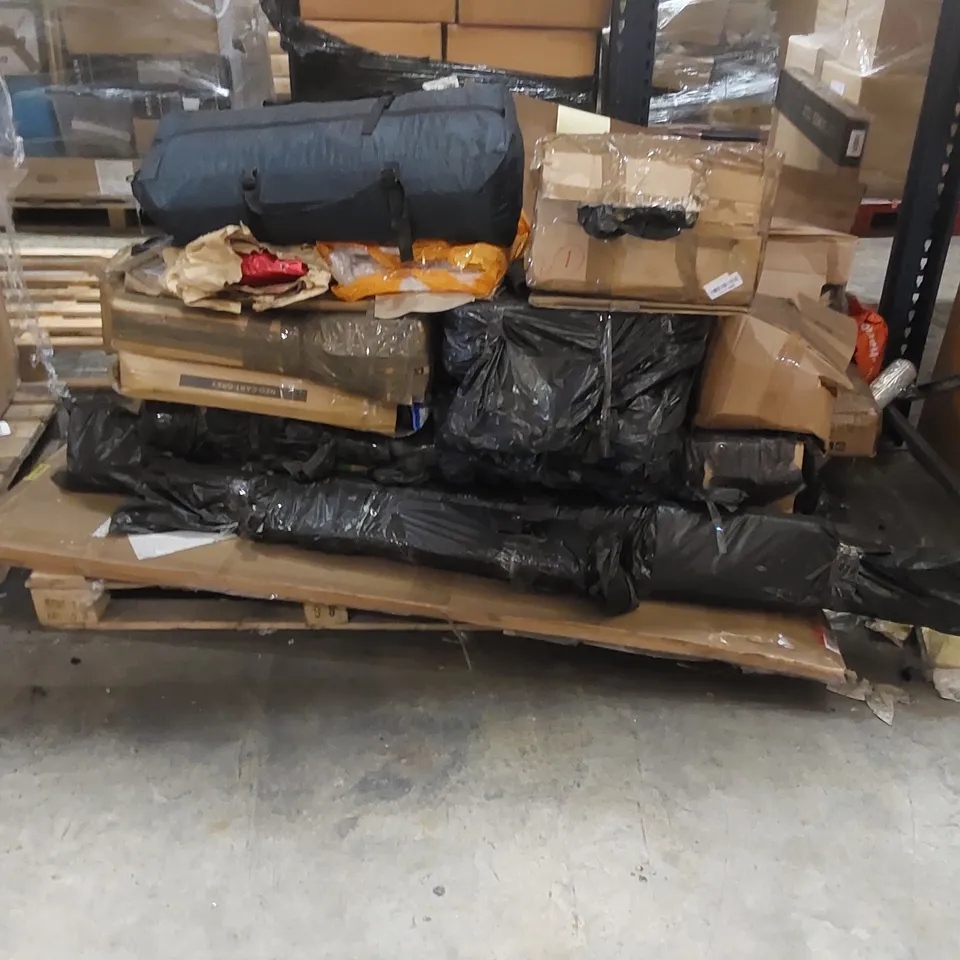 PALLET CONTAINING A LARGE QUANTITY OF ASSORTED CONSUMER PRODUCTS/FURNITURE PARTS ECT