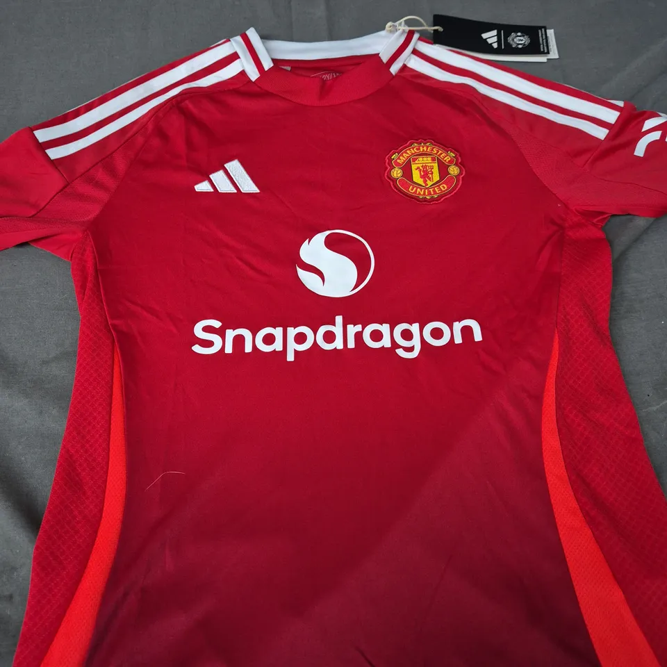 KIDS MANCHESTER UNITED FC HOME JERSEY SIZE 11-12 YEARS