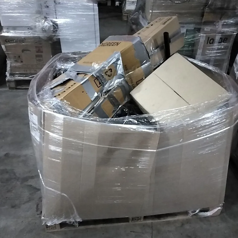 PALLET OF APPROXIMATELY 16 UNPROCESSED RAW RETURN HOUSEHOLD AND ELECTRICAL GOODS TO INCLUDE;