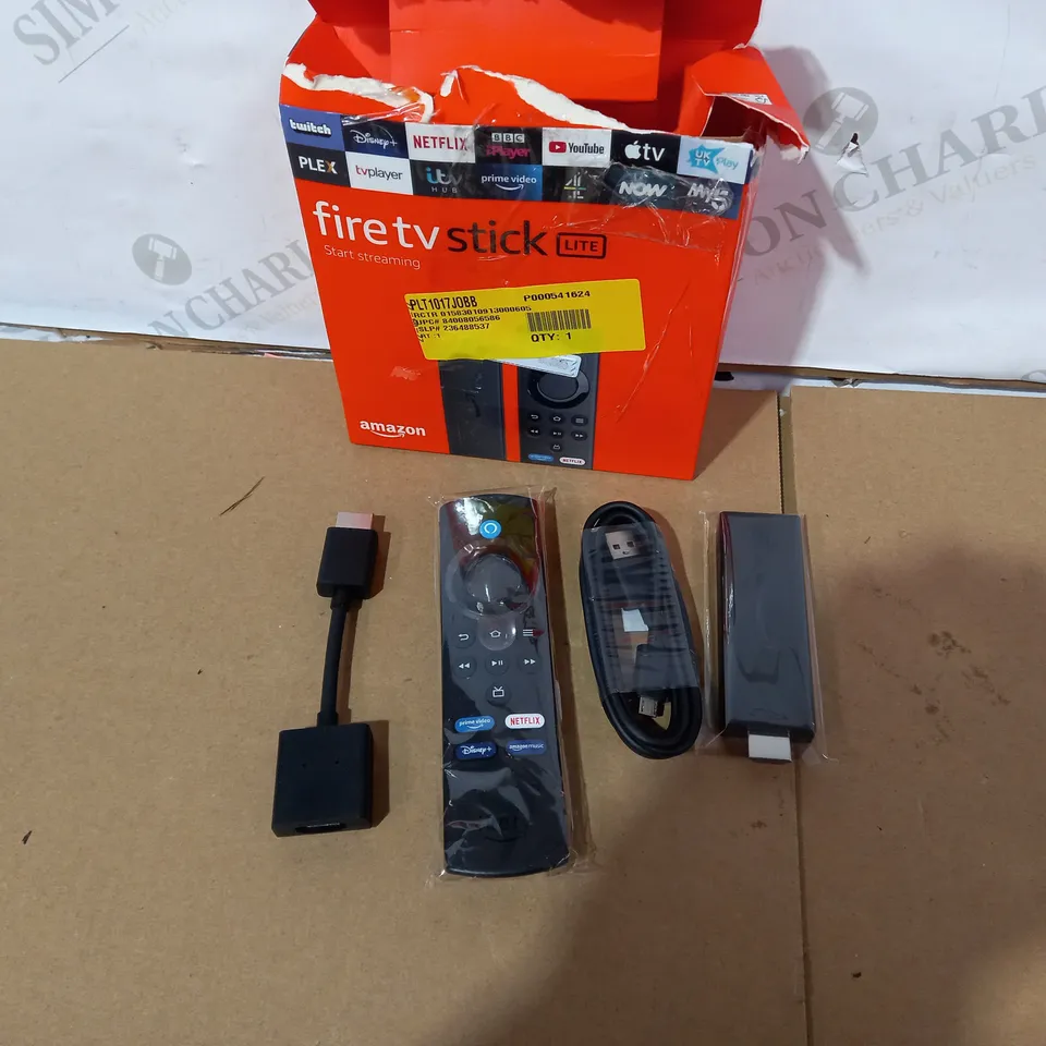 BOXED AMAZON FIRE TV STICK LITE