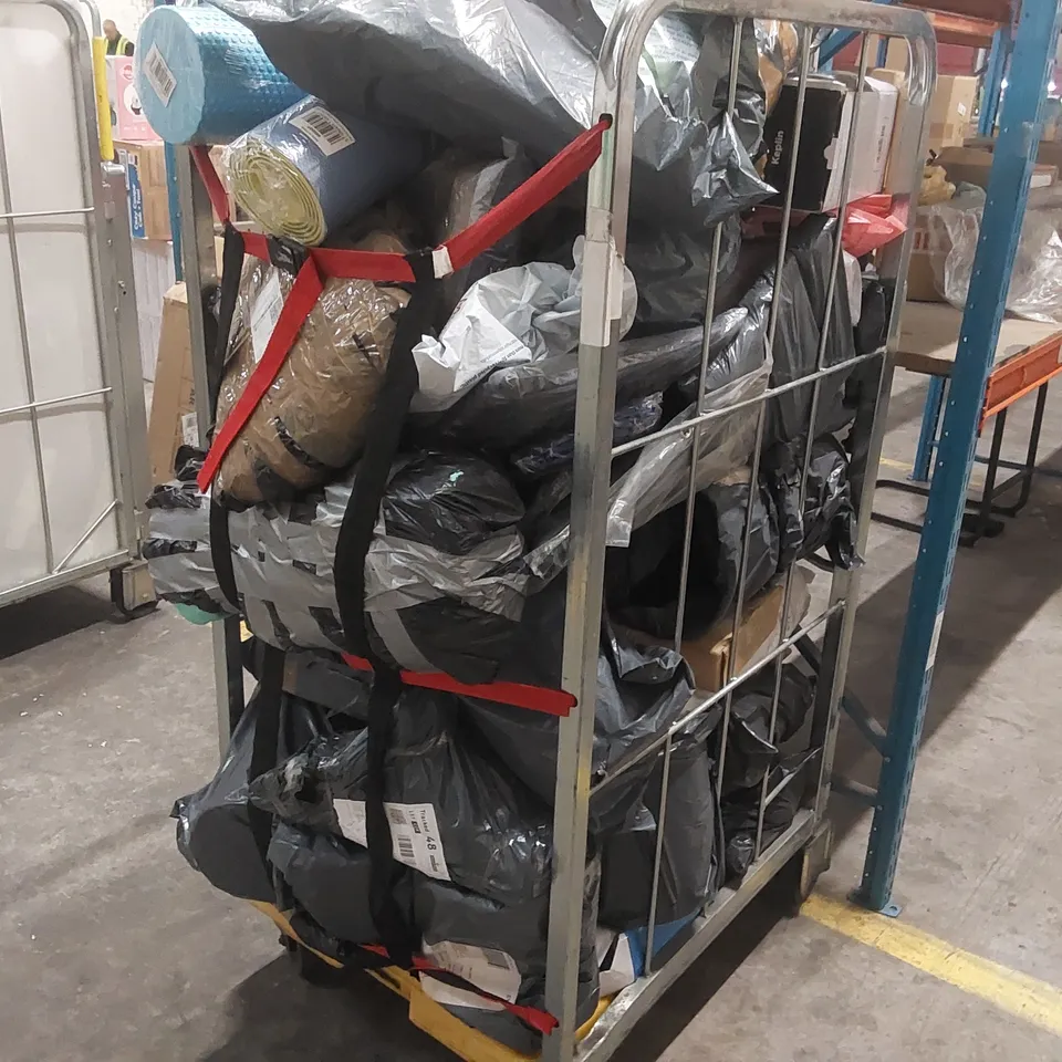 CAGE OF ASSORTED CONSUMER PRODUCTS // CAGE NOT INCLUDED 