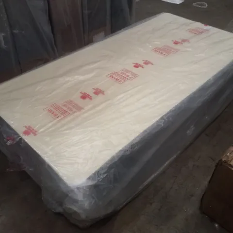 BAGGED BEDMASTER 3FT SINGLE UNIVERSAL DIVAN BASE - 0 DRAWER -  BLACK PLUSH