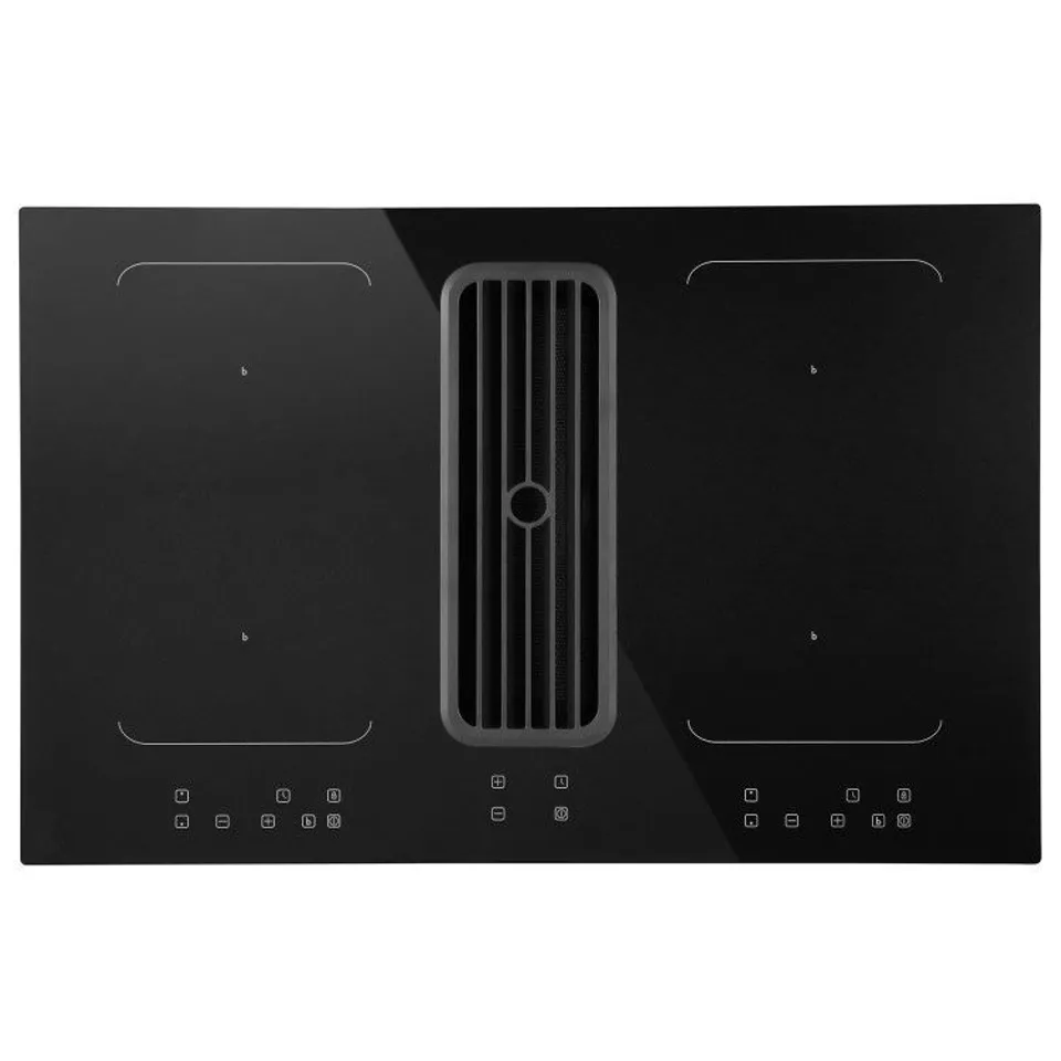 BOXED ELECTRIQ 80CM 4 ZONE VENTING INDUCTION HOB WITH 2 FLEX ZONES
