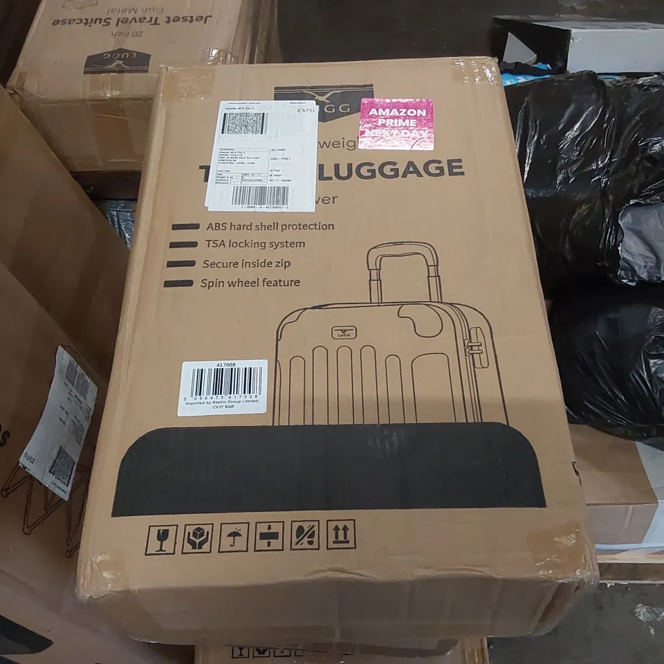 BOXED LUGG LIGHTWEIGHT TRAVEL SUITCASE 