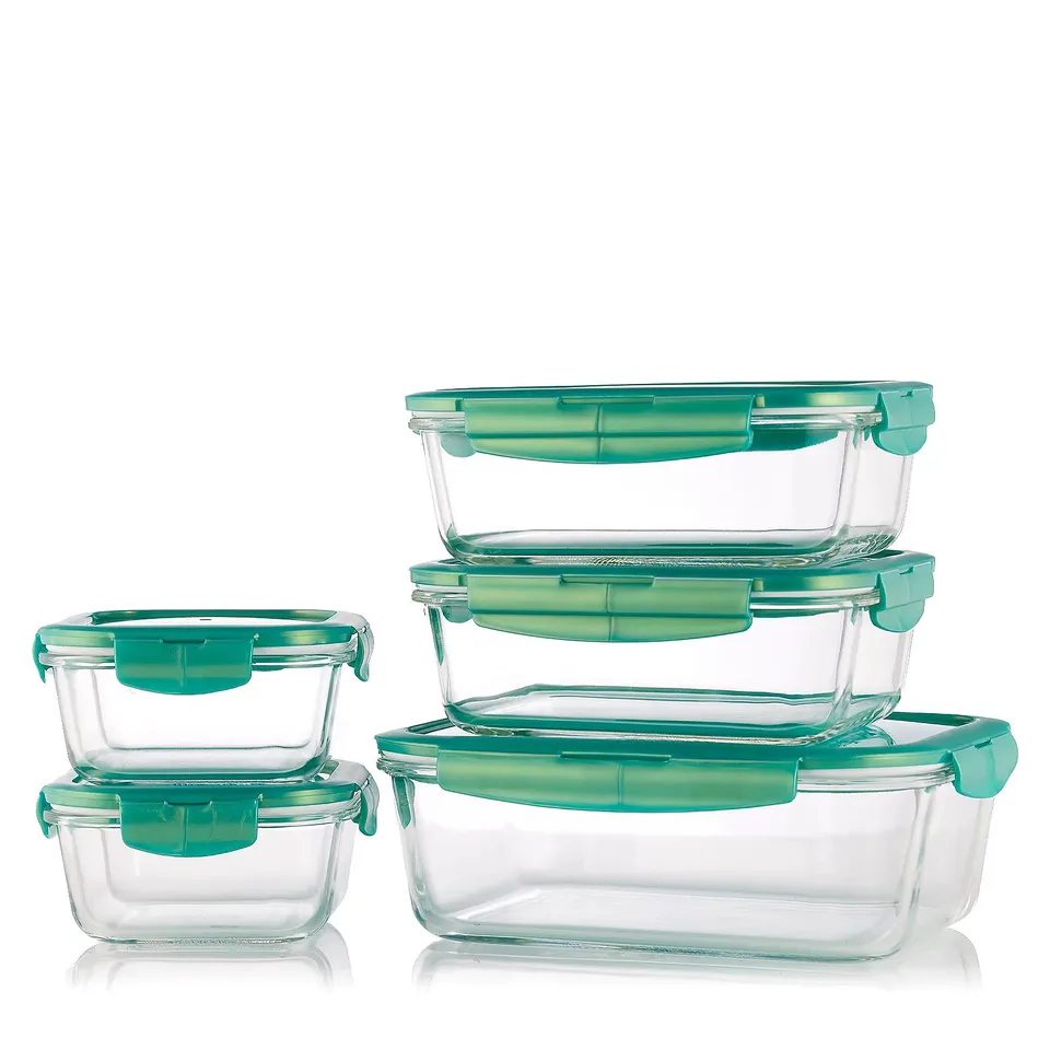 LOCK & LOCK GLASSWARE STACKABLE SET