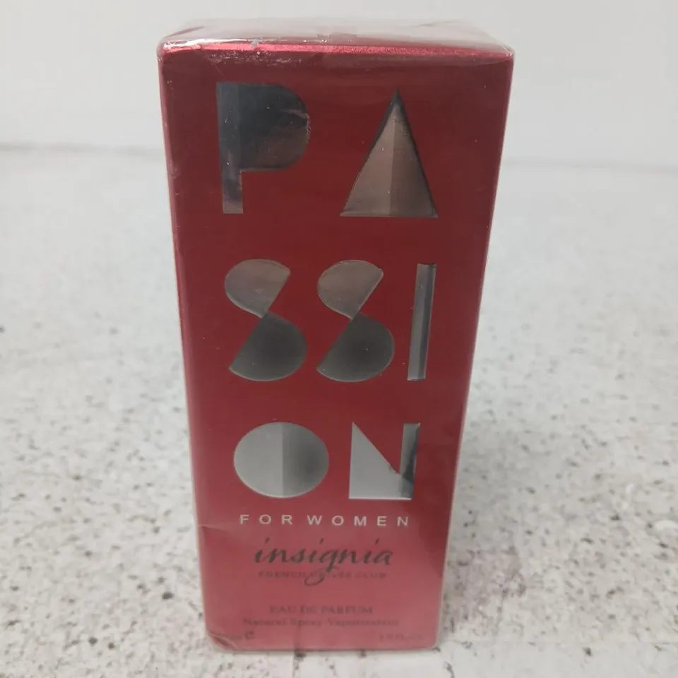 BOXED AND SEALED PASSION FOR WOMEN INSIGNIA FRENCH PRIVEE CLUB EAU DE PARFUM 30ML