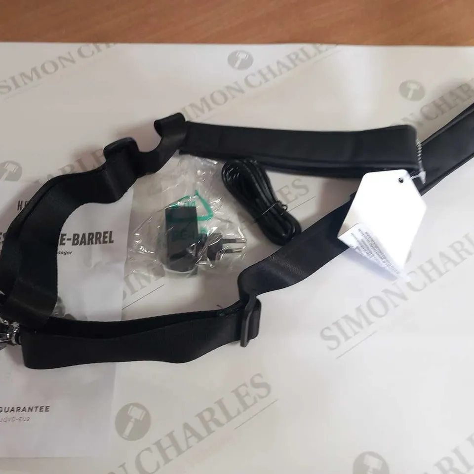 BOXED HOMEDICS CORDLESS DOUBLE-BARREL RECHARGEABLE BODY MASSAGER