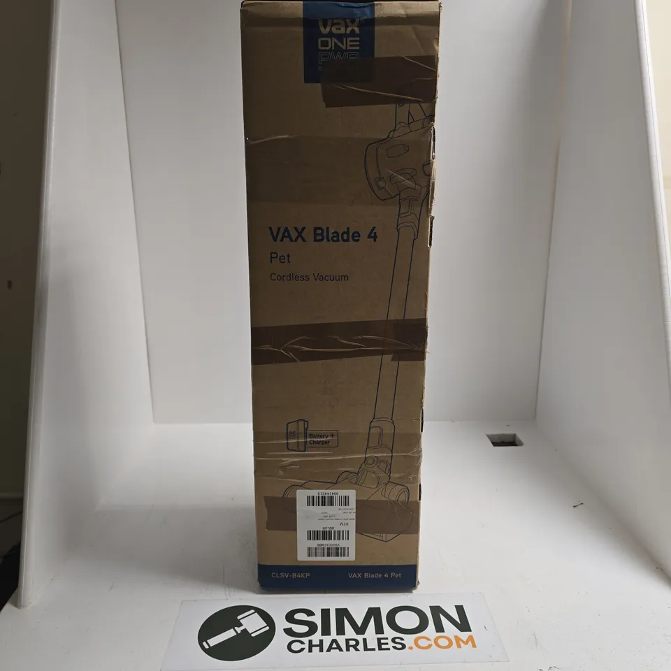 BOXED VAX ONEPWR CORDLESS BLADE 4 VACUUM