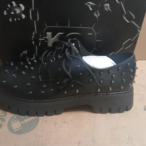 KOI PENITENT MEN'S STUDDED SHOES – BLACK UK 12 