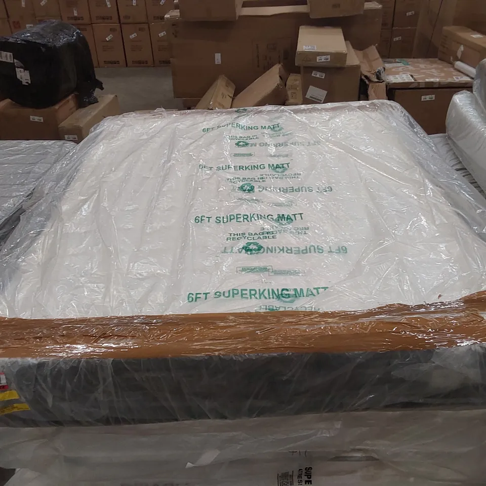 QUALITY BAGGED ELLUM MEMORY FOAM COIL SPRUNG HYBRID KINGSIZE MATTRESS 