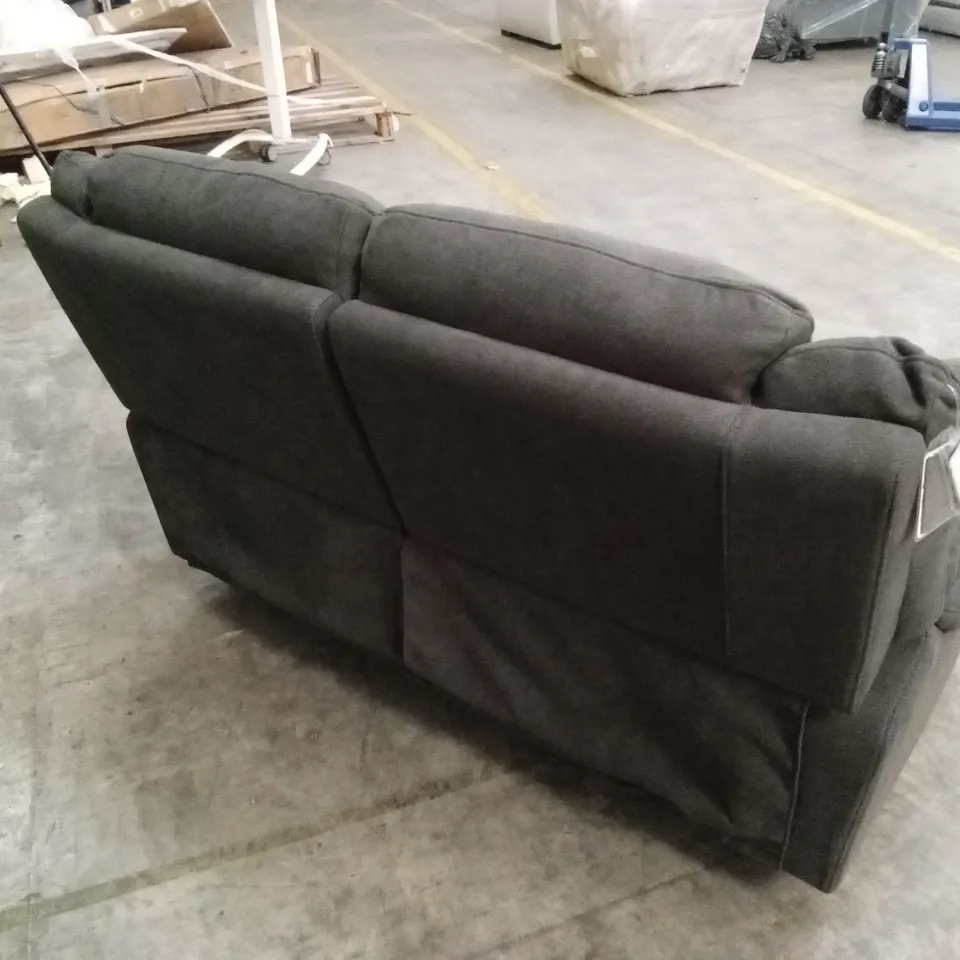 ALBION FABRIC 2 SEATER HIGH BACK MANUAL RECLINER SOFA RRP £579