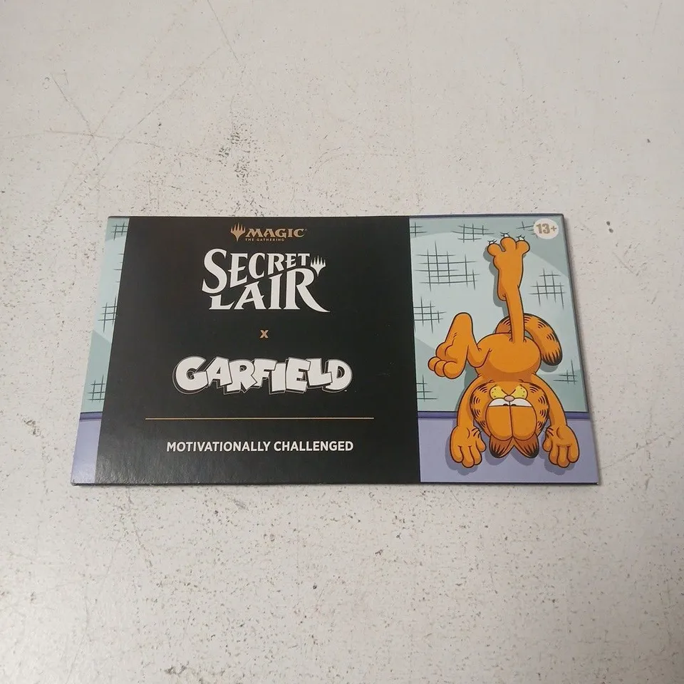 SEALED MAGIC THE GATHERING SECRET LAIR GARFIELD MOTIVATIONALLY CHALLENGED CARD SET 