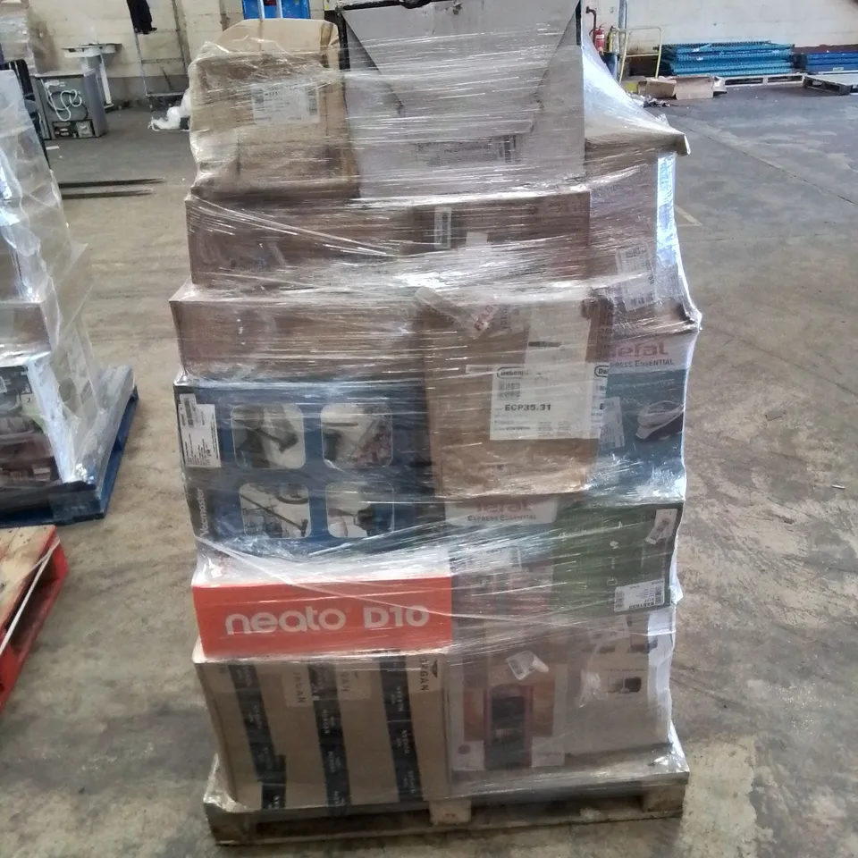PALLET OF APPROXIMATELY 31 UNPROCESSED RAW RETURN HOUSEHOLD AND ELECTRICAL GOODS TO INCLUDE;