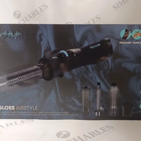 BOXED REVAMP PROGLOSS AIRSTYLE PROFESSIONAL 1200W AIR STYLER DR-1200-GB