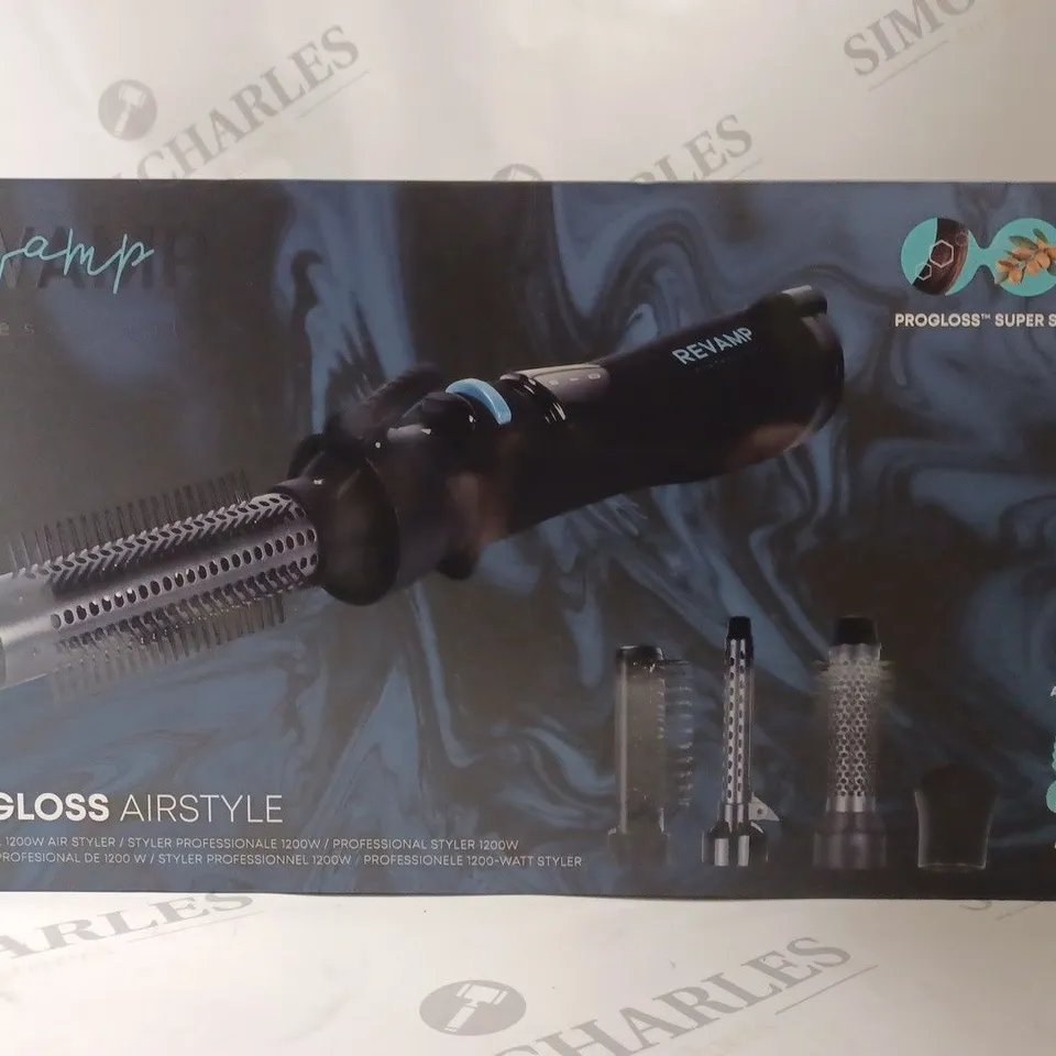 BOXED REVAMP PROGLOSS AIRSTYLE PROFESSIONAL 1200W AIR STYLER DR-1200-GB