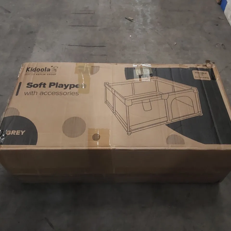 BOXED KIDOOLA SOFT PLAYPEN 