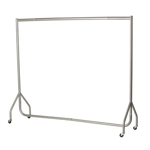 BOXED 180CM LONG X 150CM TALL HEAVY DUTY ROLLING CLOTHES RAIL GARMENT (1 BOX)