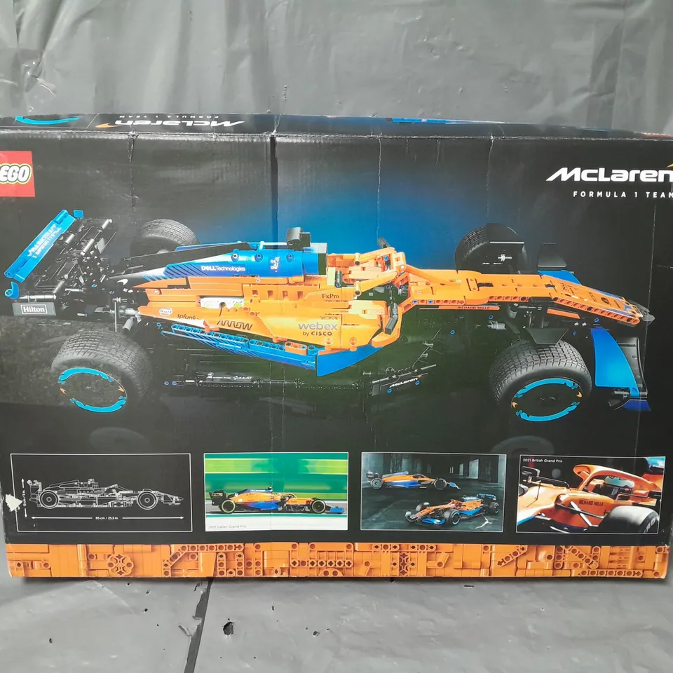 BOXED LEGO TECHNIC MCLAREN FORMULA 1 RACE CAR 2022 (42141)