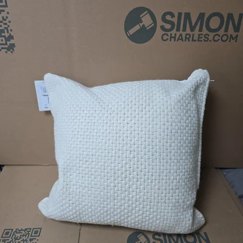 M & S BASKET WEAVE CUSHION TAGGED