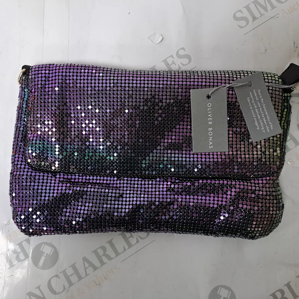 OLIVER BONAS CHAINMAIL CROSSBODY BAG 