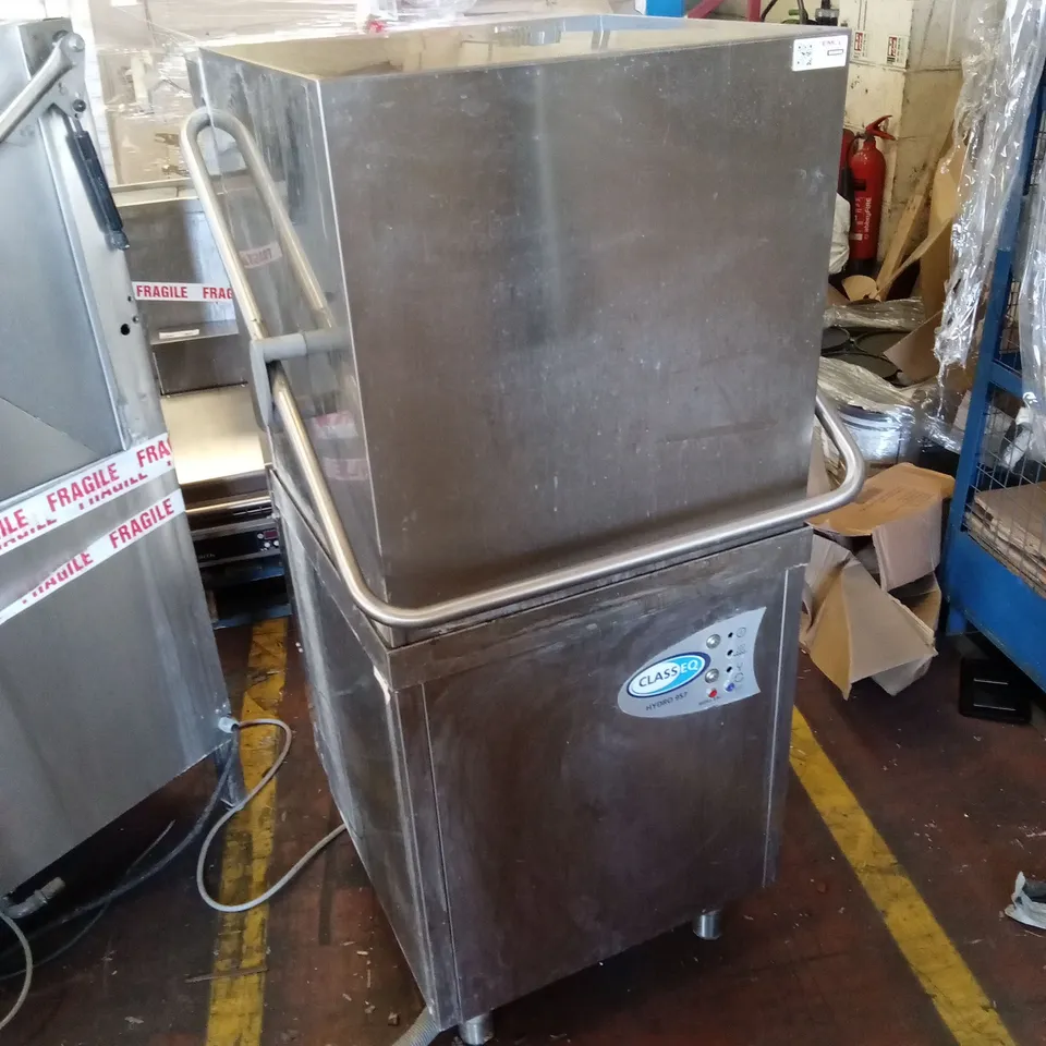 CLASS EQ HYDRO 957 COMMERCIAL STAINLESS STEEL HOOD-TOP DISHWASHER 