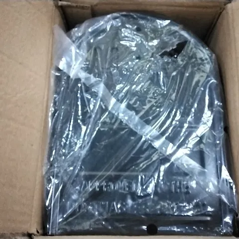 BOXED MARILAG POST MOUNTED LETTER BOX BLACK