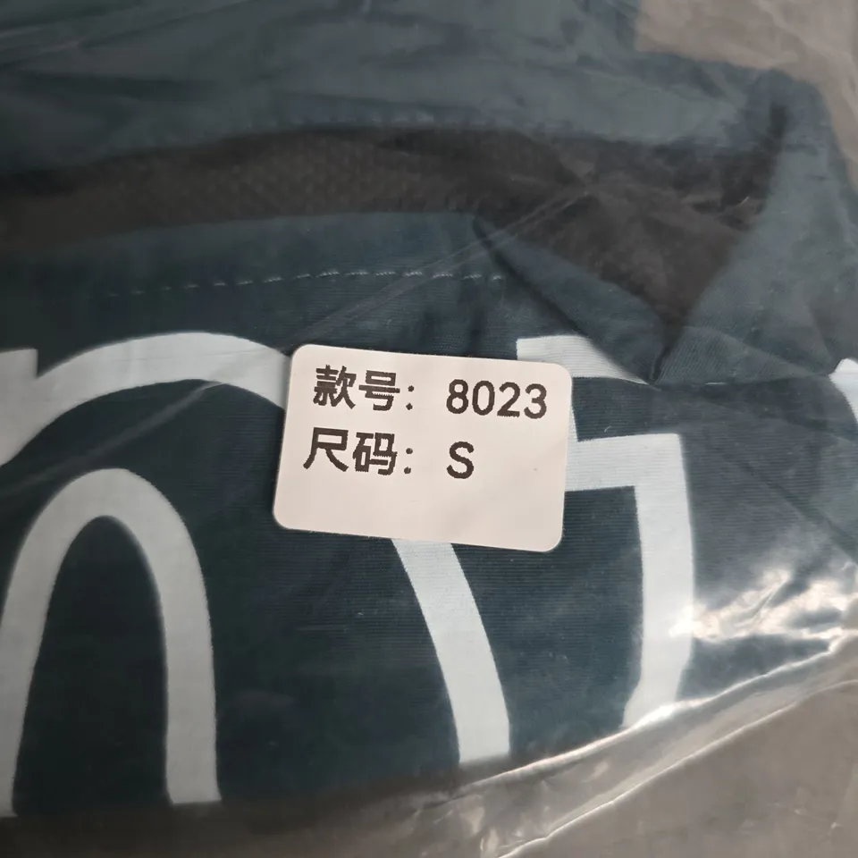 RHUDE SWIM SHORTS– NAVY WITH ORANGE DRAWSTRINGS – SIZE S