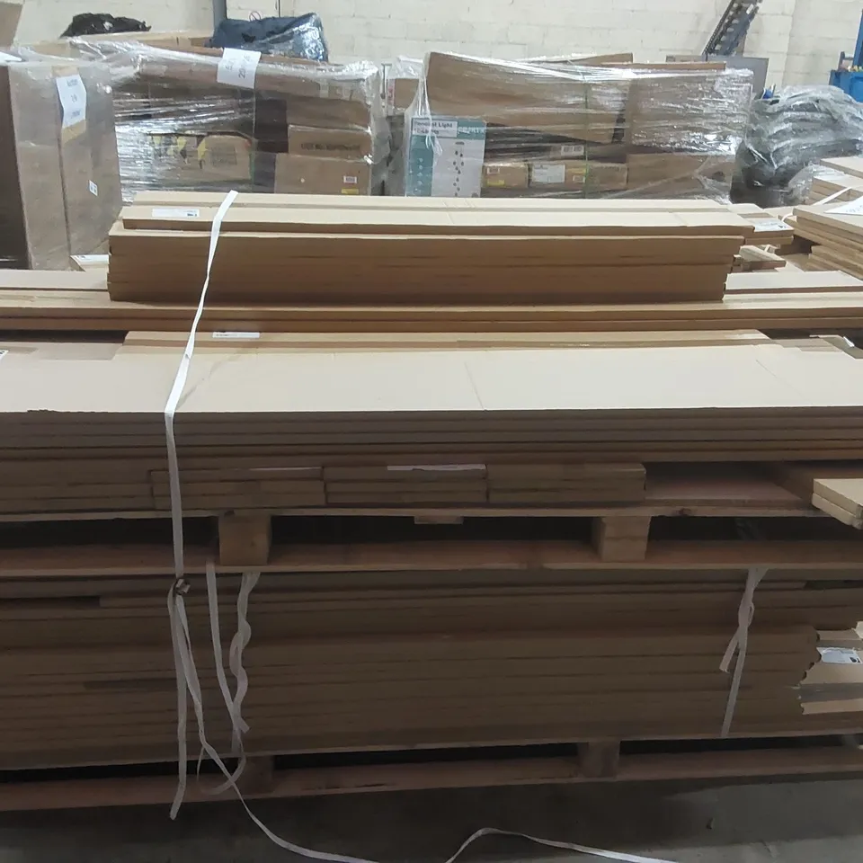PALLET CONTAINING A LARGE QUANTITY OF ASSORTED PLINTH PANELS ECT