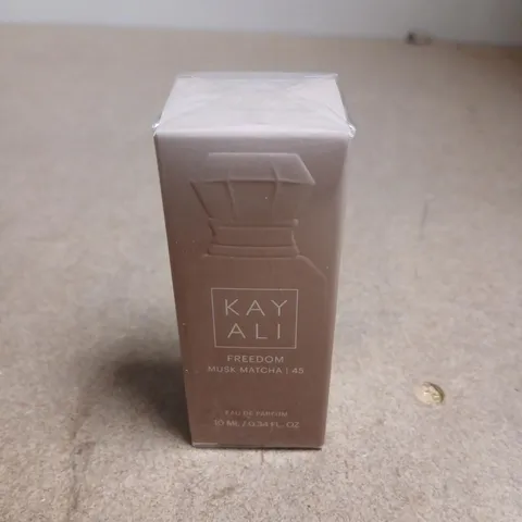 BOXED AND SEALED KAY ALI FREEDOM MUSK MATCHA 45 EAU DE PARFUM 10ML