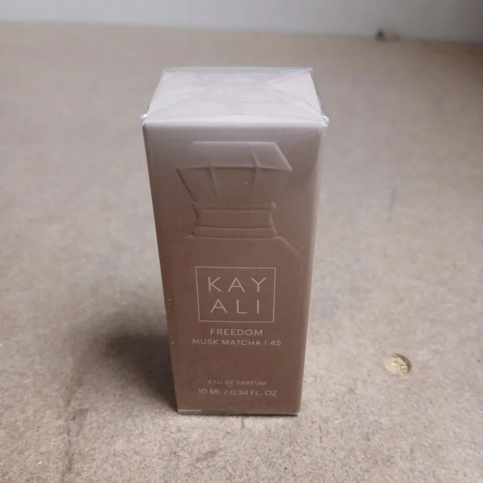 BOXED AND SEALED KAY ALI FREEDOM MUSK MATCHA 45 EAU DE PARFUM 10ML