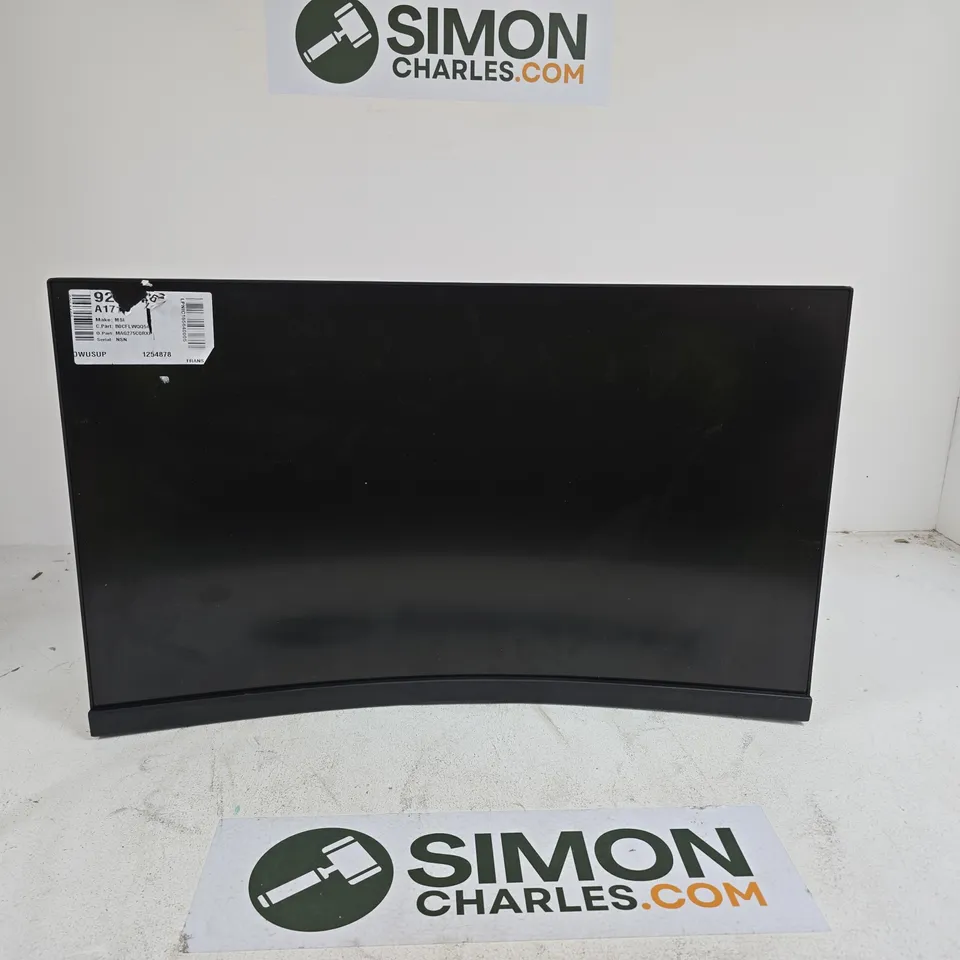 MSI 27" CURVED MONITOR UNBOXED