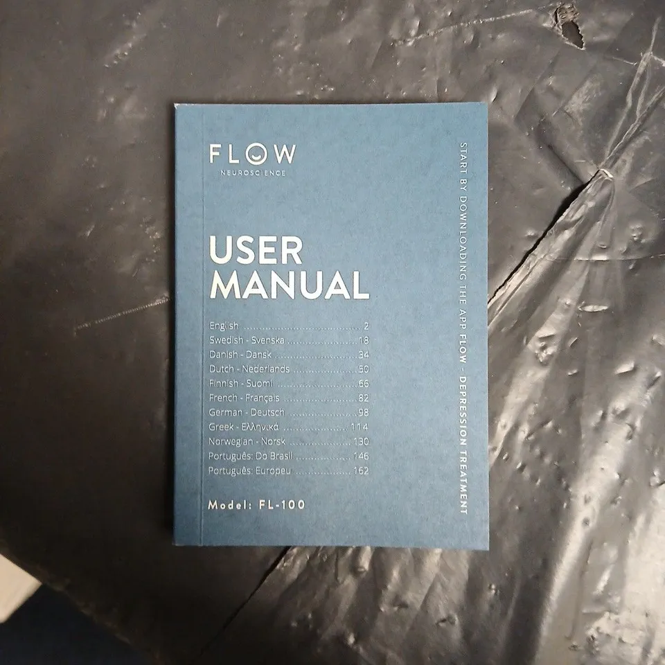 FLOW NEUROSCIENCE HEADSET FL-100 BOXED SLEEP THERAPY DEVICE