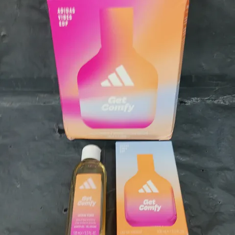 ADIDAS VIBES GET COMFY EAU DE PARFUM GIFT SET - COLLECTION ONLY 