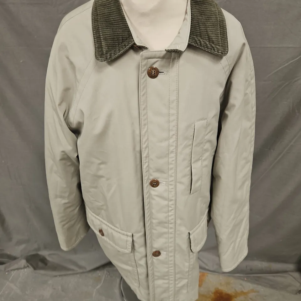 NATURALLY DANNIMAC PADDED JACKETIN SAGE SIZE 38/M