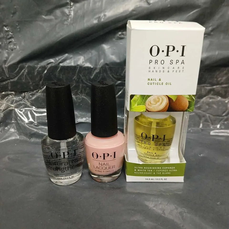 OPI 3 PIECE 4 STEPS TO GREAT NAILS & BAG