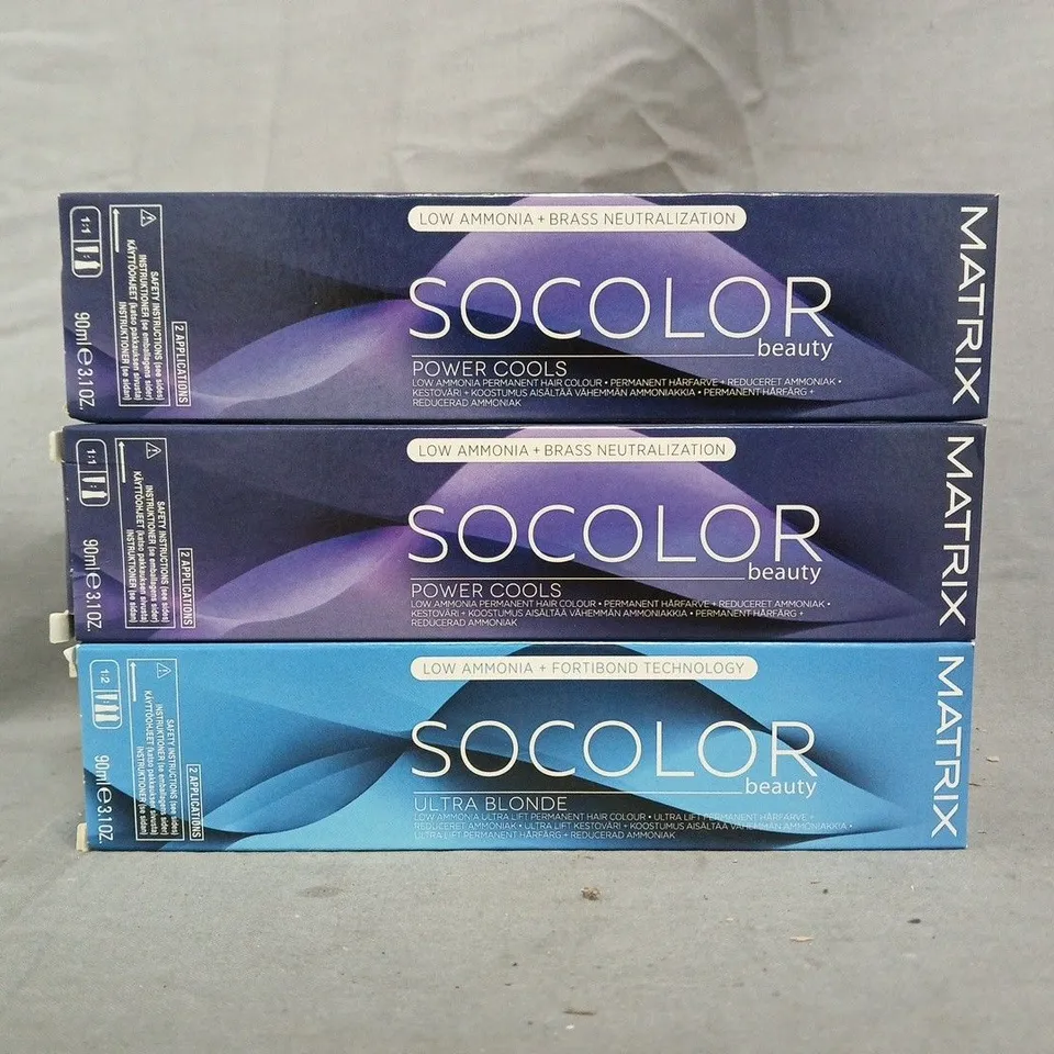 BOX OF APPROXIMATELY 20 ASSORTED MATRIX SO COLOUR BEAUTY PRODUCTS - COLLECTION ONLY