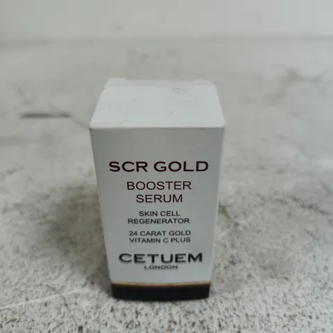 BOXED CETUEM LONDON SCR GOLD BOOSTER SERUM – FACIAL SERUM - 50ML
