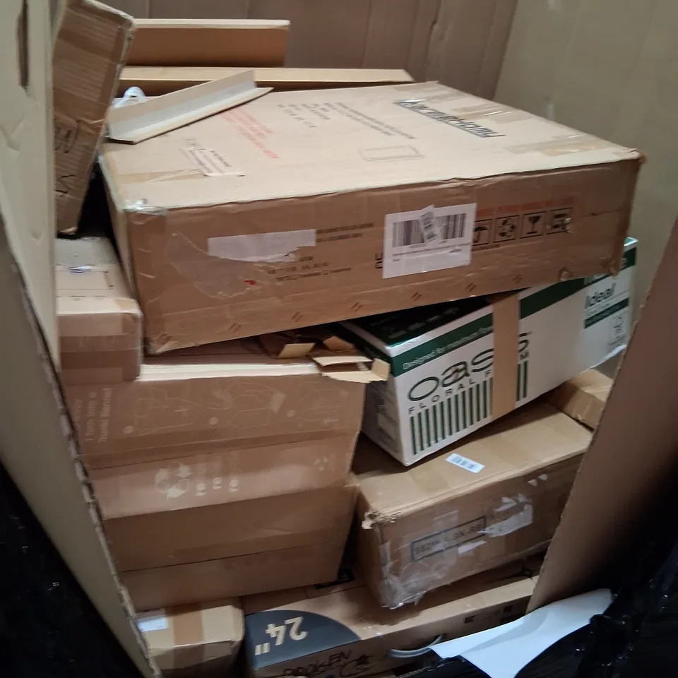 PALLET CONSISTING OF A LARGE QUANTITY OF ASSORTED HOUSEHOLD AND ELECTRICAL PRODUCTS AND ACCESSORIES TO INCLUDE;