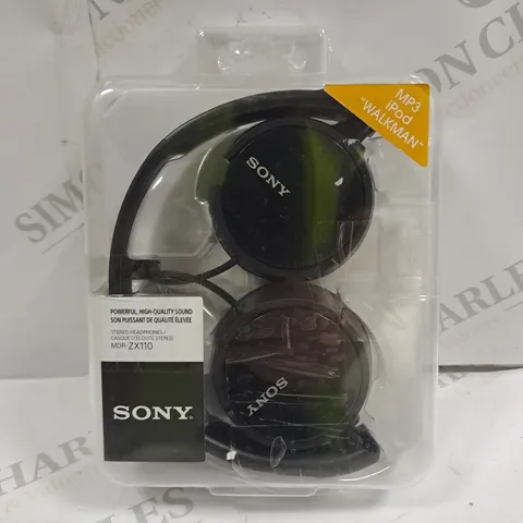 SONY MDR-ZX110 OVER-EAR HEADPHONES IN BLACK