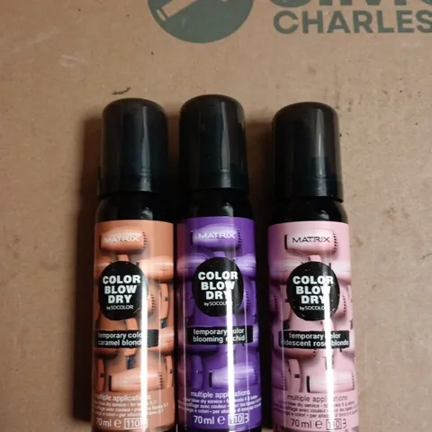 BOX OF APPROXIMATELY 20 ASSORTED MATRIX BLOW DRY TEMP COLOUR 