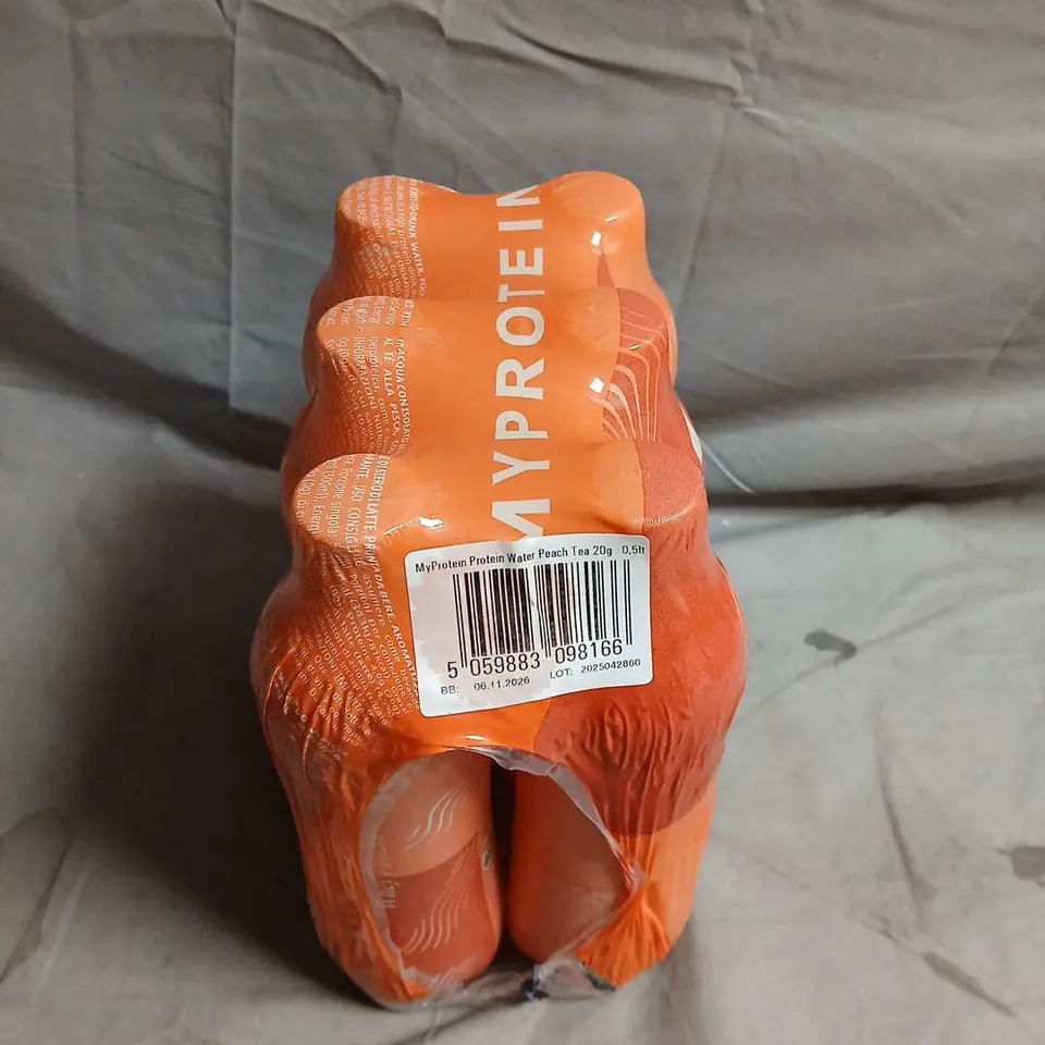 MYPROTEIN PROTEIN WATER PEACH TEA – X6 BOTTLES