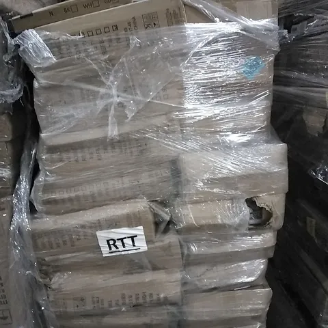 PALLET OF HOUSEHOLD ITEMS TO INCLUDE BOXED FURNITURE AND OTHER ASSORTED ITEMS... 