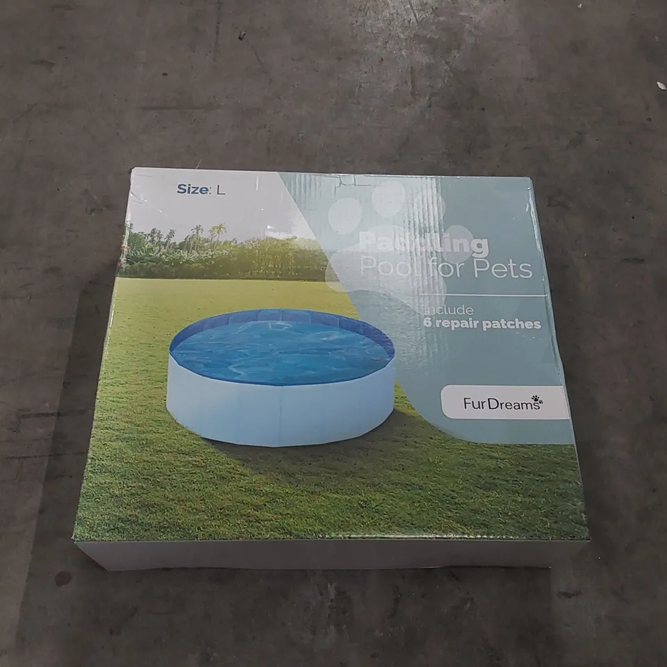 BOXED FURDREAMS PADDLING POOL FOR PETS 