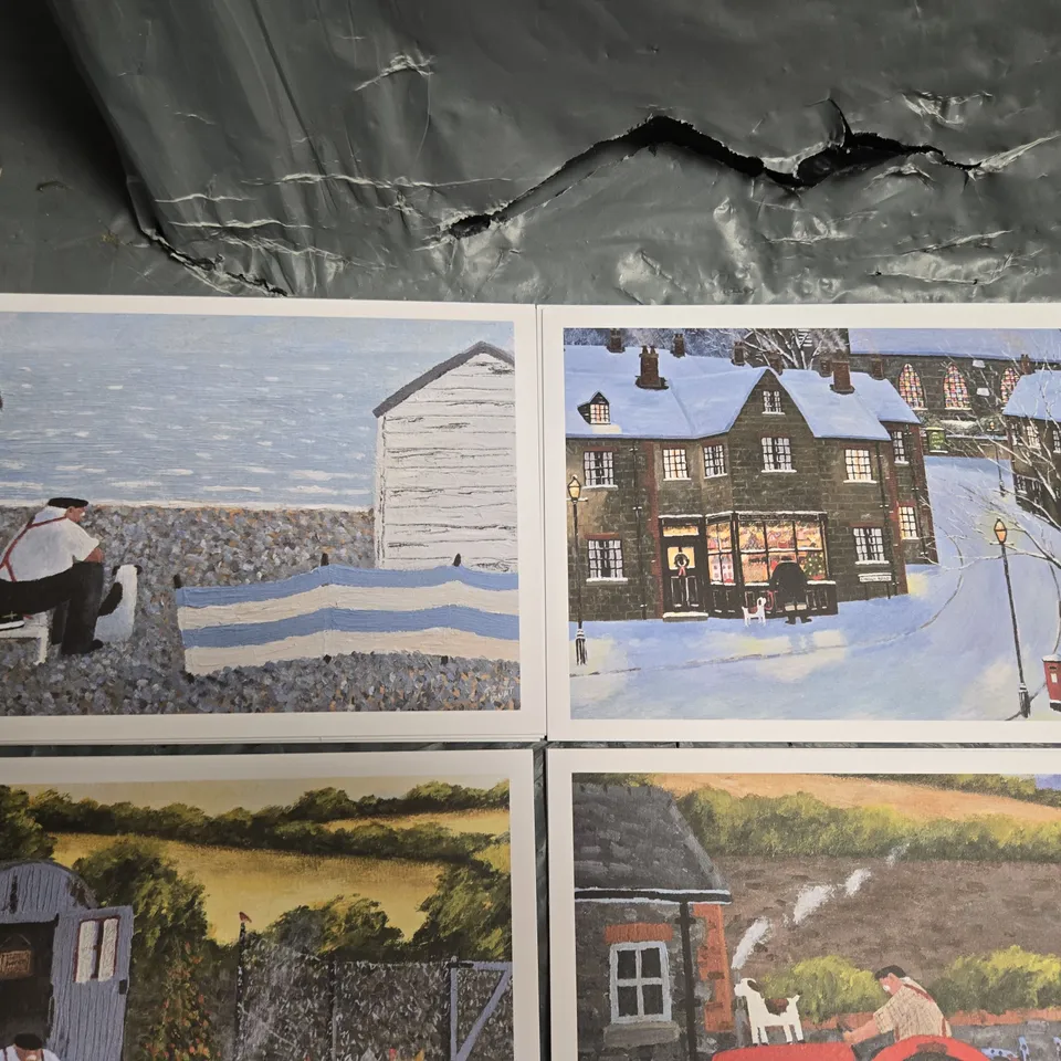 Gary Bunt Art Prints Collection – Garden & Coastal Scenes (Set of 10)