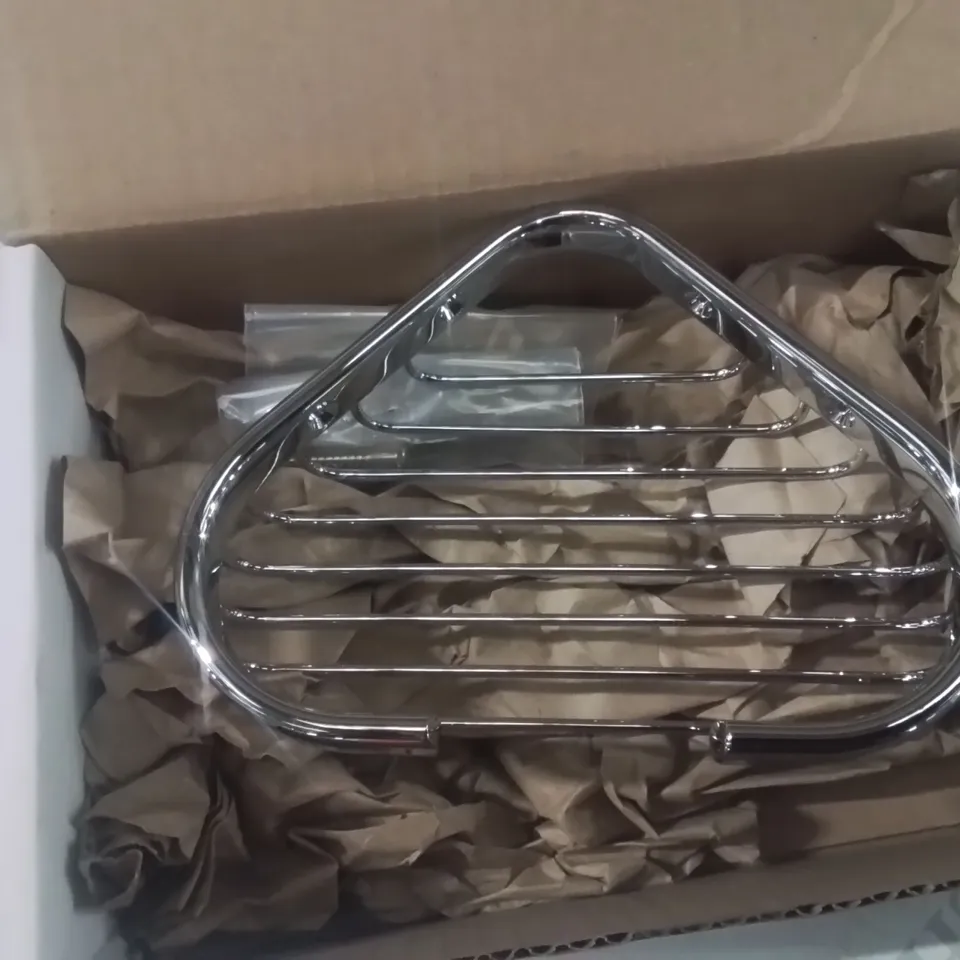 BOXED WALL MOUNTED SOAP DISH SHOWER SHELF/TIDY