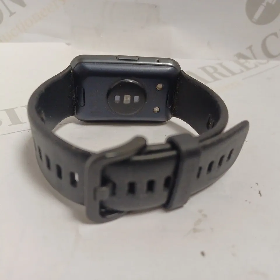 HUAWEI TIA-809 BLACK SMART WATCH WITH RUBBER STRAP