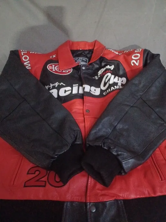 Lot 1001: MEN'S RACING GRAPHIC JACKET – RED & BLACK SIZE XXL - 5488957 ...