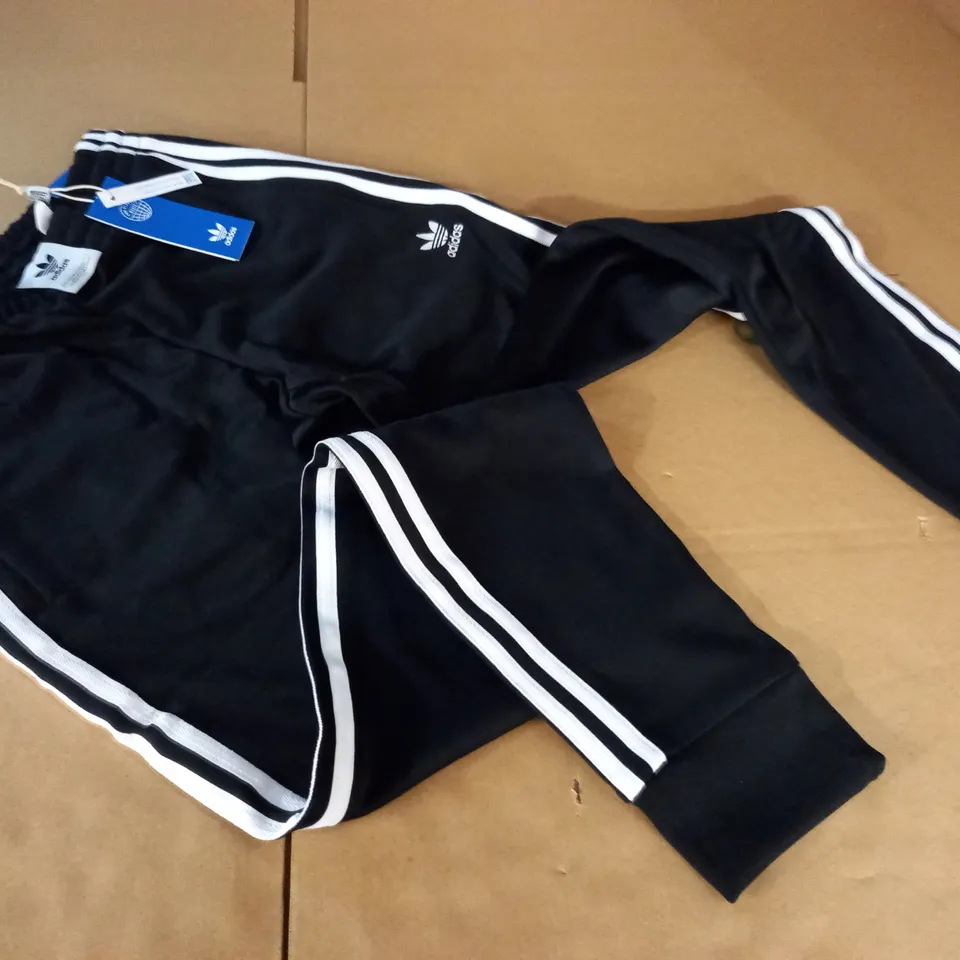 ADIDAS TRACK PANTS IN BLACK - XS