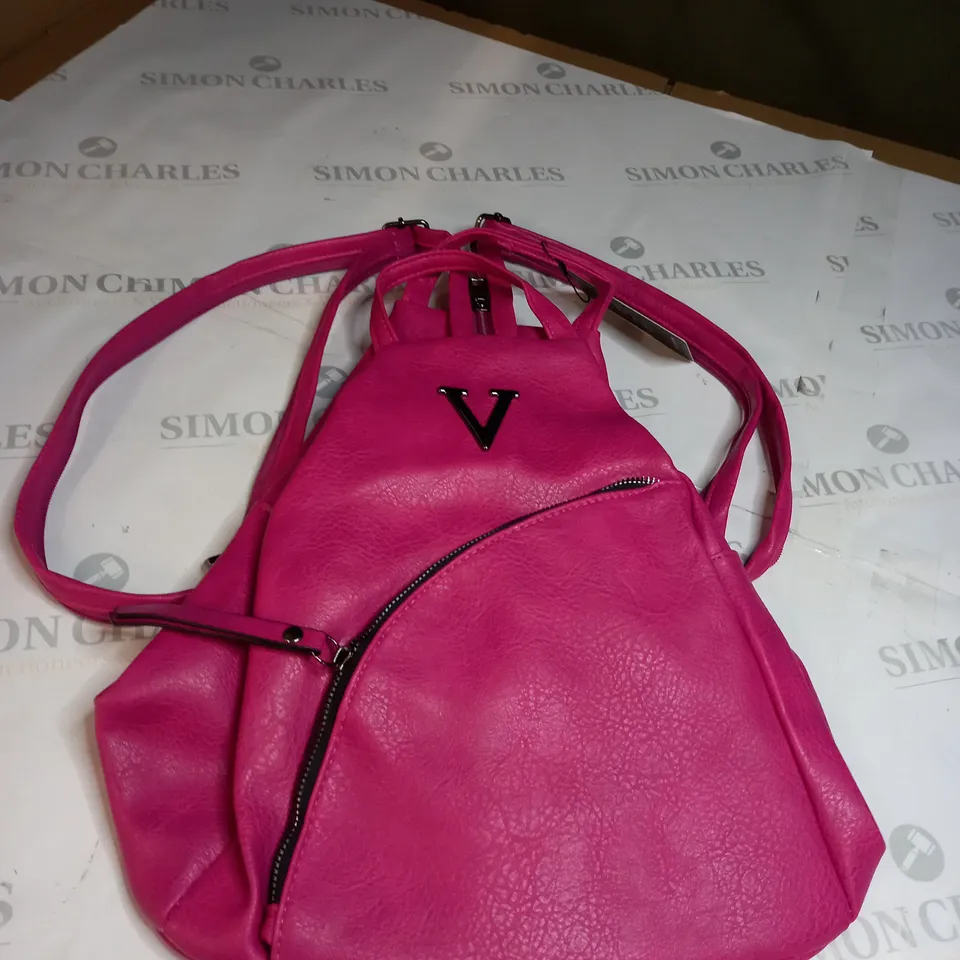 J&L PINK LEATHER BAG 